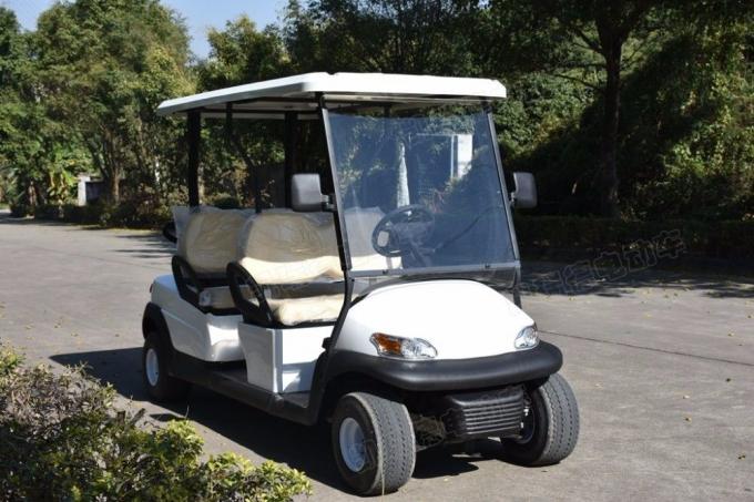 Type de carburant de certificat de la CE boguet bon marché de golf de golf de chariots de passagers blancs électriques du model 4 à vendre